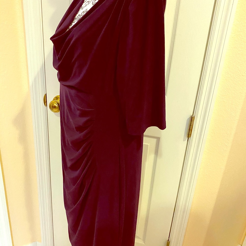Ralph Lauren plum dress size XL